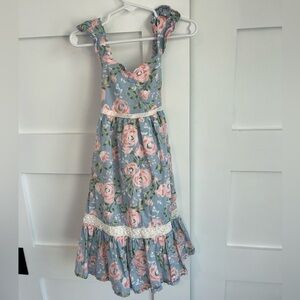 Floral dress 4 T - like new